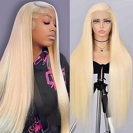 22 pouces 13x6 Lace Front Wig Cheveux Humains 613 Blonde 200 Densité Cheveux Body Wave Brésiliens 13x6 HD Lace Front Perruques Pré Pincées Avec Des Cheveux De Bébé pour Femmes