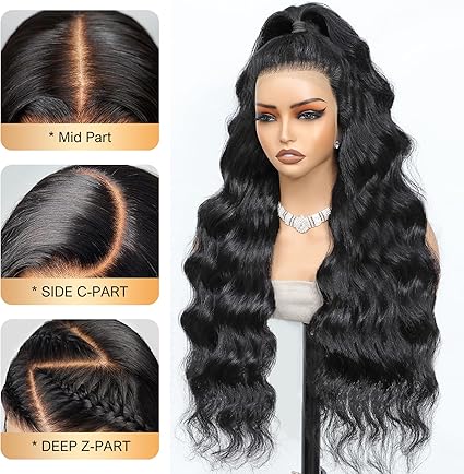 81,3 cm 250 densité corps ondulé Full 13 x 6 HD Lace Front perruques de cheveux humains pré-épilés brésiliens vierges vierges sans colle avec ligne de cheveux naturelle